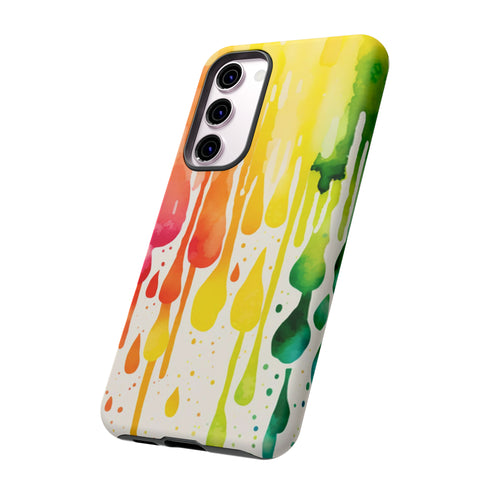 Rainbow Spring Showers - Impact Resistant Phone Case